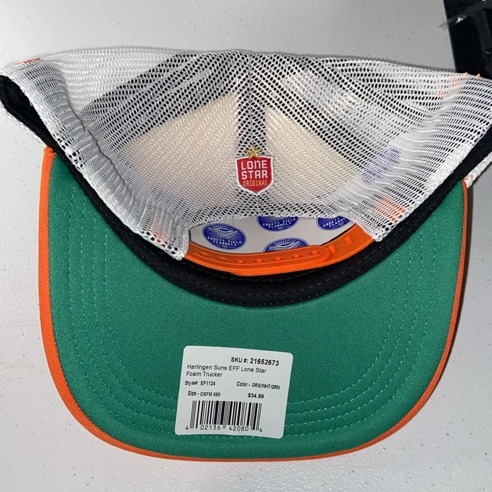 NWT Harlingen Suns Houston Astros Foam Trucker SnapBack Hat 🔥